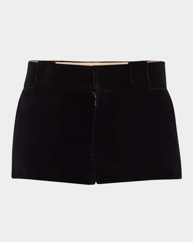 Velvet Micro Shorts